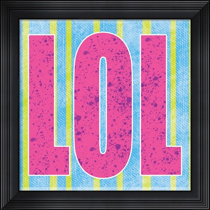 Framed LOL Print