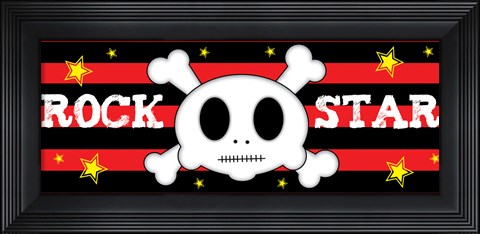 Framed Rock Star 1 Print