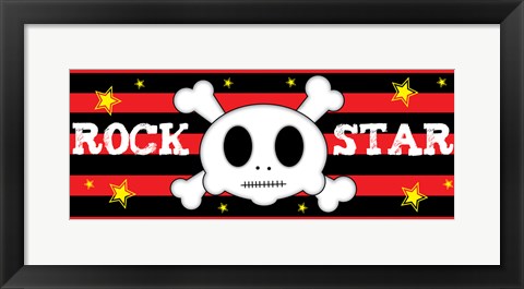 Framed Rock Star 1 Print