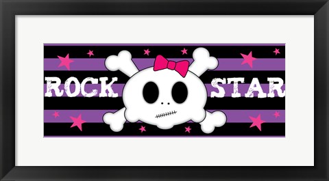 Framed Rock Star 2 Print