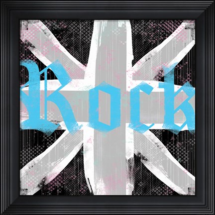 Framed Union Jack II Print