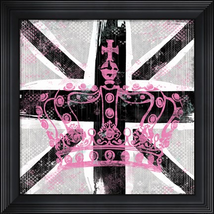 Framed Union Jack I Print