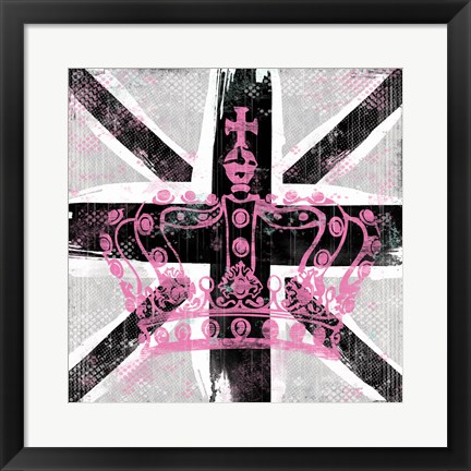 Framed Union Jack I Print