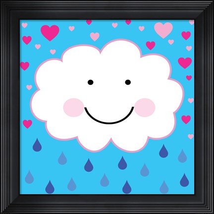 Framed Rain Cloud 1 Print
