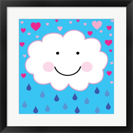 Framed Rain Cloud 1 Print