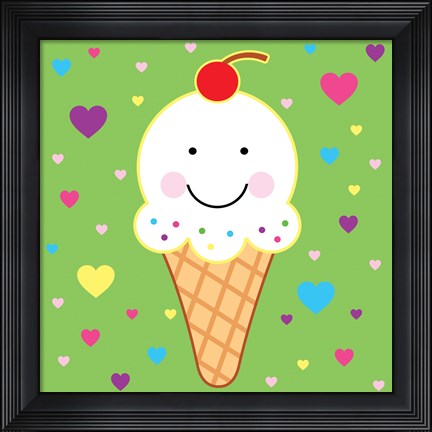 Framed Icecream Print