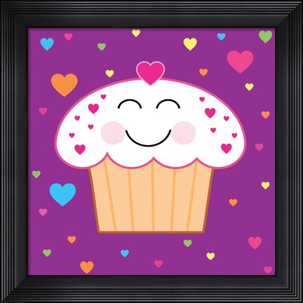 Framed Cupcake Print