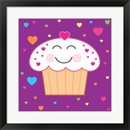 Framed Cupcake Print