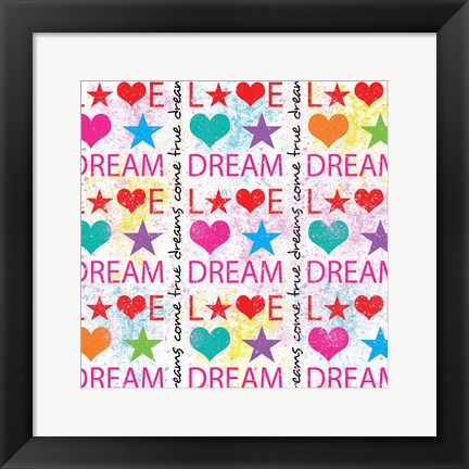 Framed Dream Love Print