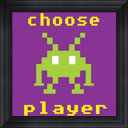 Framed Choose Player Print