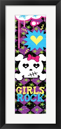 Framed Girls Rock 1 Print