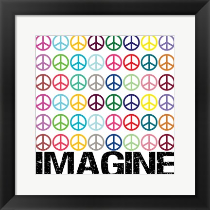 Framed Imagine Print