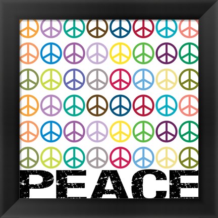 Framed Peace Print