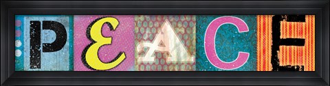Framed Peace Panel 2 Print