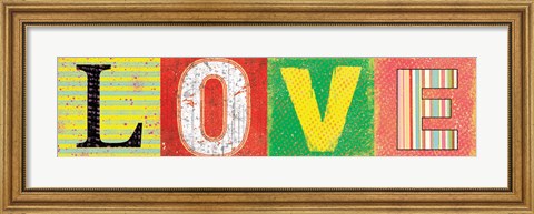 Framed Love Panel Print