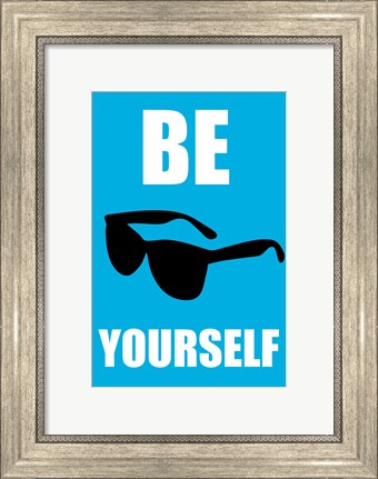 Framed Be Yourself - Blue Print
