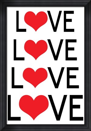 Framed Love 2 Print