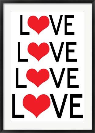 Framed Love 2 Print