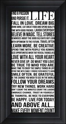Framed This is Your Life Print
