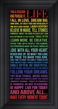 Framed This is Your Life 1 Print