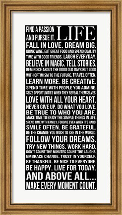 Framed This is Your Life 2 Print