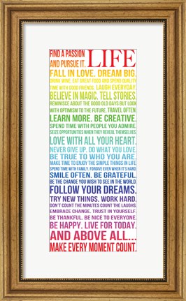 Framed This is Your Life 3 Print