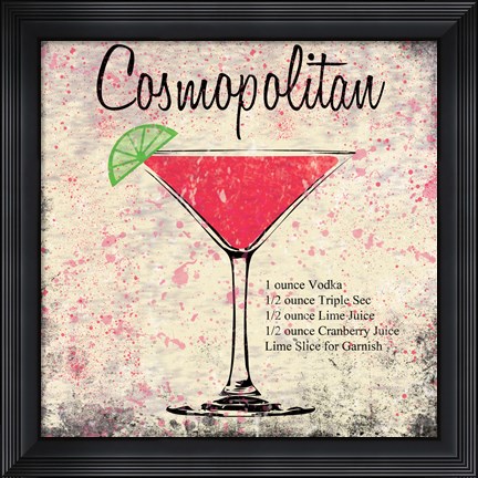 Framed Cosmopolitan Print