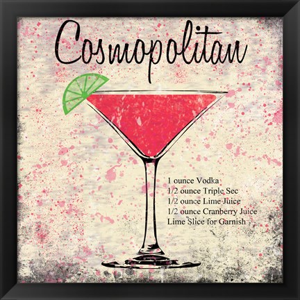 Framed Cosmopolitan Print