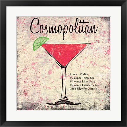 Framed Cosmopolitan Print