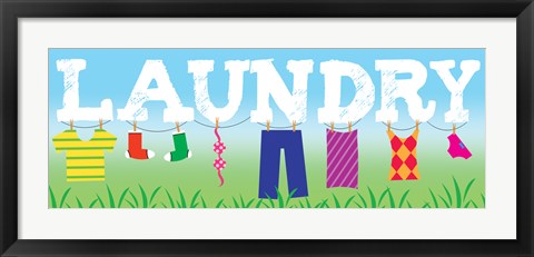 Framed Laundry Print