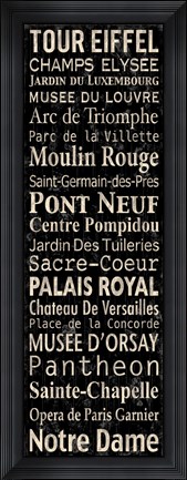 Framed Paris Print