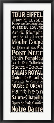 Framed Paris Print