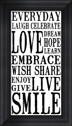 Framed Everyday 1 Print