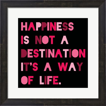 Framed Happiness 4 Print