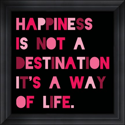 Framed Happiness 4 Print