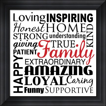 Framed Loving Inspiring 1 Print