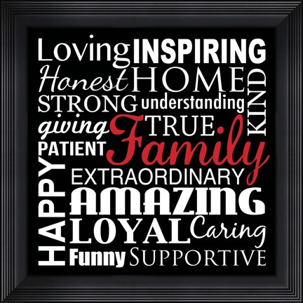Framed Loving Inspiring 2 Print