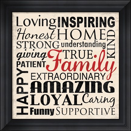 Framed Loving Inspiring 3 Print