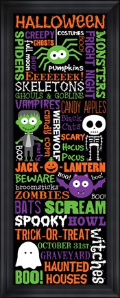 Framed Halloween Print