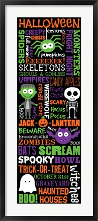 Framed Halloween Print