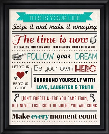 Framed This Is Your Life 5 Print
