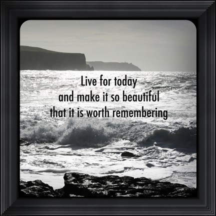 Framed Inspiration - Shore Print