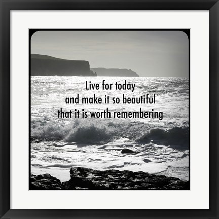 Framed Inspiration - Shore Print