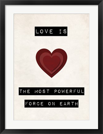 Framed Love Is 2 Print