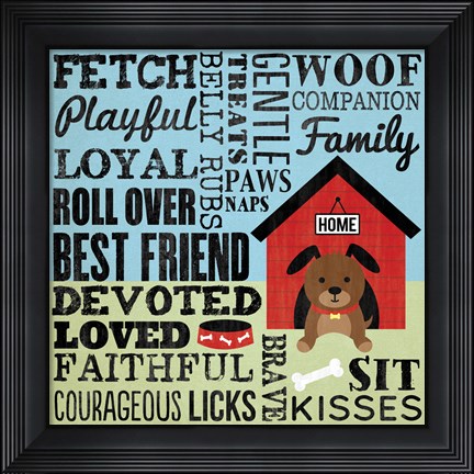 Framed Fetch Print