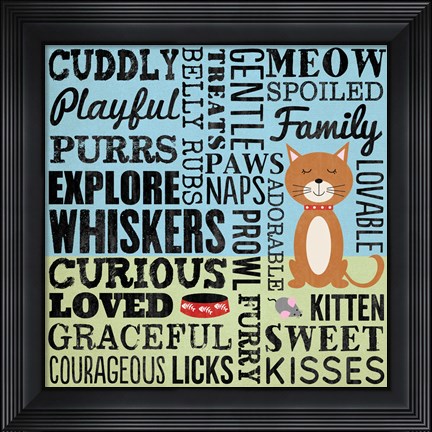 Framed Cuddly Print