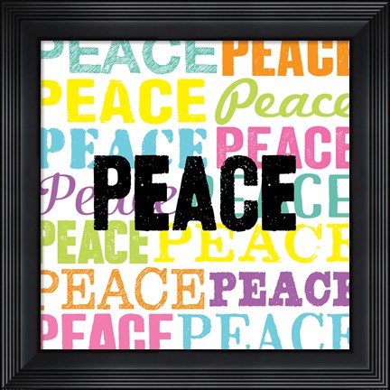 Framed Peace - Color Print