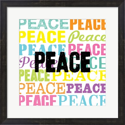 Framed Peace - Color Print