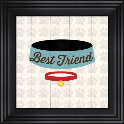 Framed Best Friend - Bowl Print