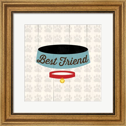 Framed Best Friend - Bowl Print